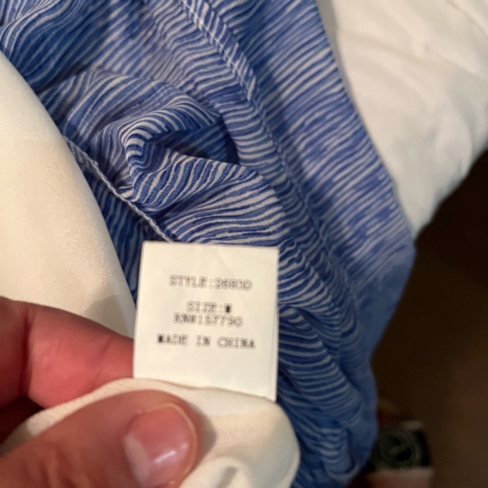 Pinch Blue Pin-Striped Sleeveless Dress Size M - Picture 6 of 6